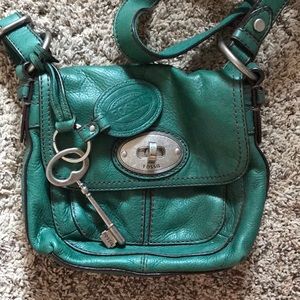 Green Fossil Crossbody